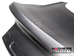 Ford Mustang Type OE Trunk Decklid by Anderson Composites - Dry Carbon Fiber